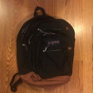 Jansport backpack (leather bottom)